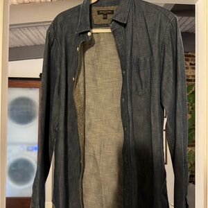 Banana Republic Dark Blue Shirt Jacket